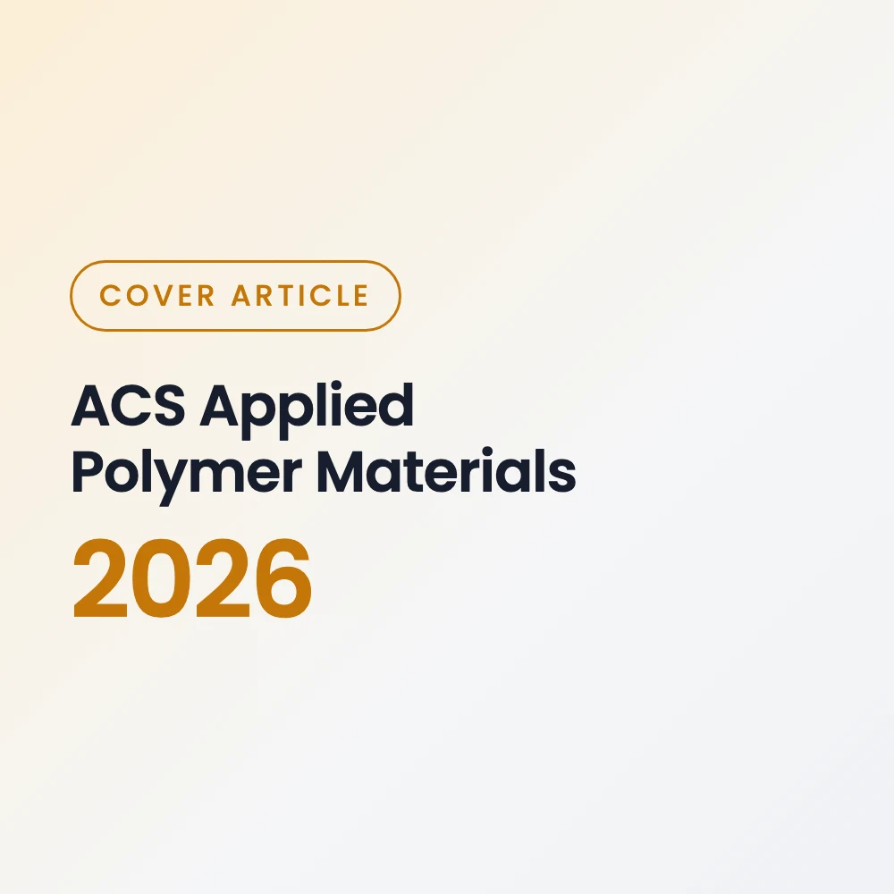 ACS Applied Polymer Materials 2026 cover article